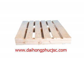 Pallet Gỗ thông 2 cổng